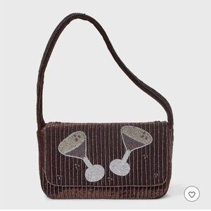 A New Day Espresso Martini brown velvet bag